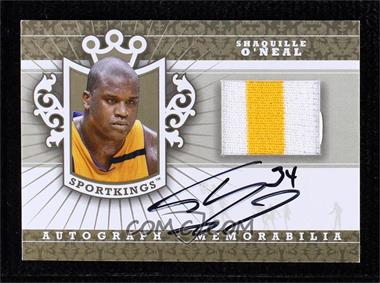 2013 Sportkings Series F - Autograph Memorabilia - Gold #AM-SO2 - Shaquille O'Neal