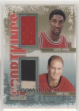 2013 Sportkings Series F - Cityscapes Dual - Gold #CSD-01 - Scottie Pippen, Bobby Hull