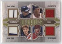 Frank Thomas, Scottie Pippen, Kerri Strug, Steve Yzerman #/10