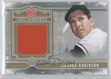 2013 Sportkings Series F - Single Memorabilia - Gold #SM-03 - Brooks Robinson