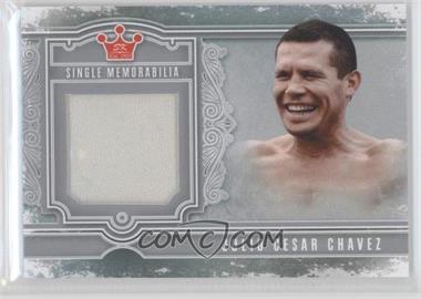 2013 Sportkings Series F - Single Memorabilia - Silver #SM-10 - Julio Cesar Chavez