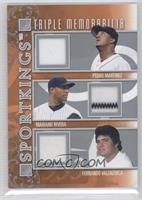 Pedro Martinez, Mariano Rivera, Fernando Valenzuela #/40