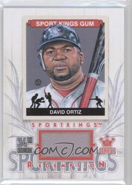 2013 Sportkings Series F National Convention - Memorabilia Redemption - Silver #SKR-22 - David Ortiz /19