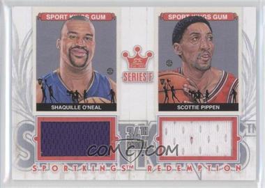 2013 Sportkings Series F National Convention - Memorabilia Redemption - Silver #SKR-35 - Shaquille O'Neal, Scottie Pippen /19