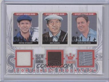 2013 Sportkings Series F National Convention - Memorabilia Redemption - Silver #SKR-51 - Payne Stewart, Ben Hogan, Byron Nelson /19