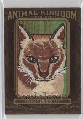 2013 Upper Deck Goodwin Champions - Animal Kingdom Manufactured Patches #AK-253 - African Golden Cat 