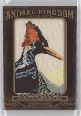2013 Upper Deck Goodwin Champions - Animal Kingdom Manufactured Patches #AK-295 - Ivory-billed Woodpecker 