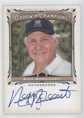 2013 Upper Deck Goodwin Champions - Autographs #A-BU - Nick Buoniconti