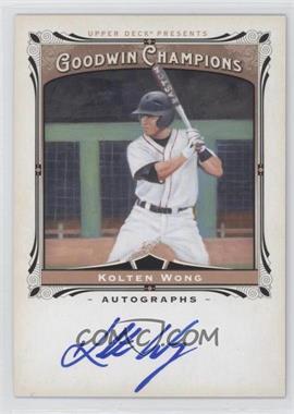 2013 Upper Deck Goodwin Champions - Autographs #A-KW - Kolten Wong