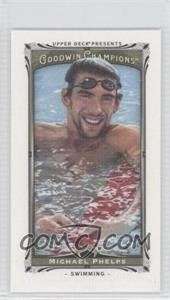 2013 Upper Deck Goodwin Champions - [Base] - Canvas Minis #92 - Michael Phelps