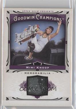 2013 Upper Deck Goodwin Champions - Memorabilia #M-MK - Mimi Knoop