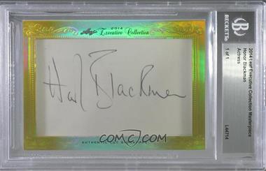 2014 Leaf Executive Collection Cut Signatures - [Base] - Masterpiece #_HOBL - Honor Blackman /1 [Cut Signature]