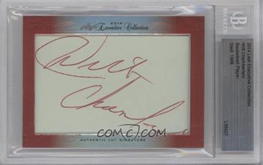 2014 Leaf Executive Collection Cut Signatures - [Base] #_WICH - Wilt Chamberlain [BGS Authentic]
