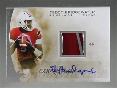 2014 Leaf Q Sports Heroes - Memorabilia - Leaf Authentics Autographs #M-TB1 - Teddy Bridgewater