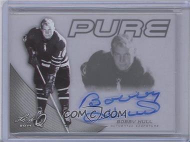 2014 Leaf Q Sports Heroes - Pure Autographs #P-BH1 - Bobby Hull
