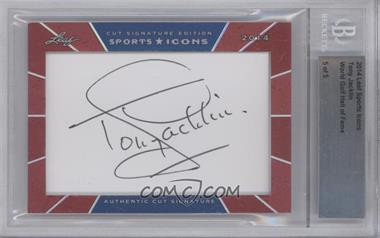 2014 Leaf Sports Icons Cut Signatures - [Base] #_TOJA - Tony Jacklin /5 [Cut Signature]