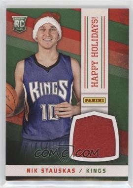 2014 Panini Black Friday - Happy Holidays Santa Hat Relics #NS - Nik Stauskas