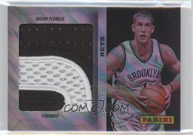 2014 Panini Father's Day - Jumbo Memorabilia - Lava Flow #MP - Mason Plumlee /10