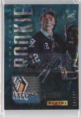 2014 Panini Father's Day - Rookie Memorabilia - Cracked Ice Patch Signatures #TH - Tomas Hertl