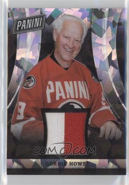 2014 Panini National Convention - Gold Pack VIP - Black Cracked Ice Patch #43 - Gordie Howe /10
