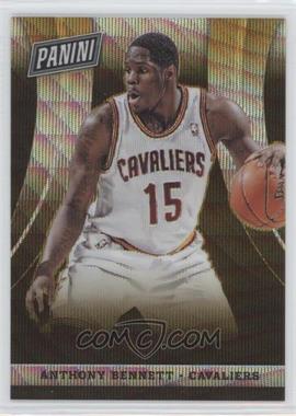 2014 Panini National Convention - Gold Pack VIP - Gold Wave Prizm #22 - Anthony Bennett /10