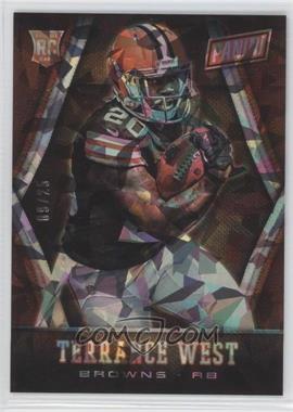 2014 Panini National Convention - National Rookies Football - Cracked Ice #7 - Terrance West /25