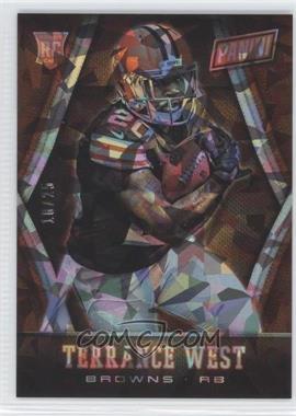 2014 Panini National Convention - National Rookies Football - Cracked Ice #7 - Terrance West /25