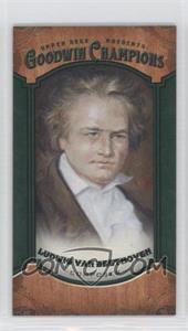 2014 Upper Deck Goodwin Champions - [Base] - Mini Green Lady Luck Back #141 - Ludwig Van Beethoven