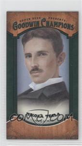 2014 Upper Deck Goodwin Champions - [Base] - Mini Green Lady Luck Back #169 - Nikola Tesla