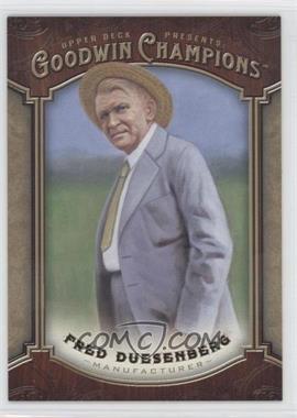 2014 Upper Deck Goodwin Champions - [Base] #176 - Fred Duesenberg