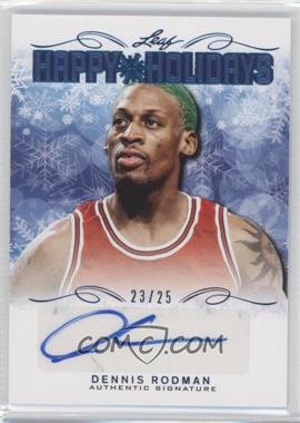 2015 Leaf Happy Holidays - [Base] - Blue #HH-DR1 - Dennis Rodman /25