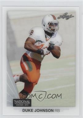 2015 Leaf National Convention Acetate - [Base] #DJ1 - Duke Johnson