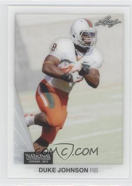 2015 Leaf National Convention Acetate - [Base] #DJ1 - Duke Johnson