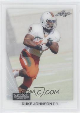 2015 Leaf National Convention Acetate - [Base] #DJ1 - Duke Johnson