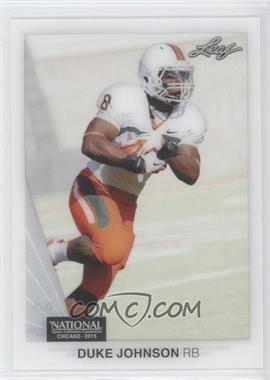 2015 Leaf National Convention Acetate - [Base] #DJ1 - Duke Johnson