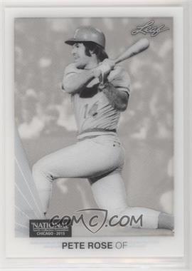 2015 Leaf National Convention Acetate - [Base] #PR1 - Pete Rose