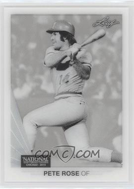 2015 Leaf National Convention Acetate - [Base] #PR1 - Pete Rose