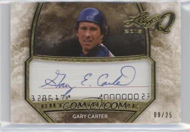 2015 Leaf Q - Cut Signatures - Gold #CS-GC1 - Gary Carter /25
