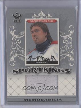 2015 Leaf Sportkings - Memorabilia - Silver #SJ-PR1 - Patrick Roy /65