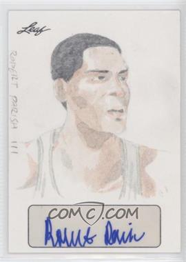 2015 Leaf Sports Edition Masterworks - Autographed Sketch Cards #RPZS - Robert Parish (Zuno Studios) /1