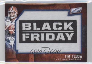 2015 Panini Black Friday - Black Friday Manufactured Patch #3 - Tim Tebow