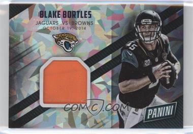2015 Panini Father's Day - Game Dated Materials - Cracked Ice #11 - Blake Bortles /25