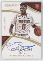 Rookie Autographs - D'Angelo Russell #/25
