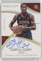 Rookie Autographs - Rondae Hollis-Jefferson #/25