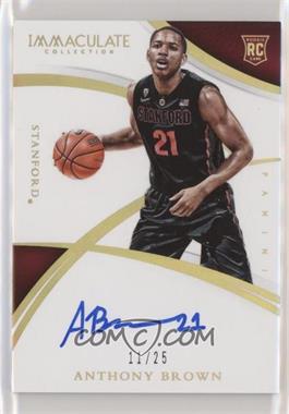 2015 Panini Immaculate Collection Collegiate - [Base] - Gold #379 - Rookie Autographs - Anthony Brown /25