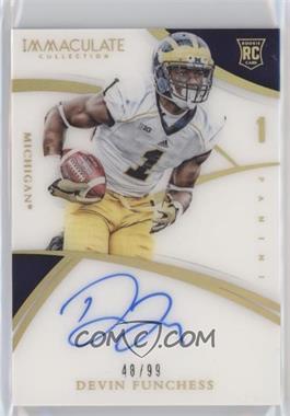 2015 Panini Immaculate Collection Collegiate - [Base] - Immaculate Numbers #328 - Rookie Autographs - Devin Funchess /99