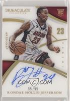 Rookie Autographs - Rondae Hollis-Jefferson #/99