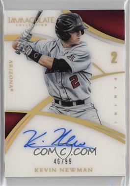 2015 Panini Immaculate Collection Collegiate - [Base] - Immaculate Numbers #KN - Rookie Autographs - Kevin Newman /99