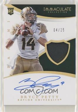 2015 Panini Immaculate Collection Collegiate - [Base] - Immaculate Signature Patch Gold #304 - Rookie Autographs - Bryce Petty /25