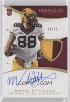 Rookie Autographs - Maxx Williams #/25